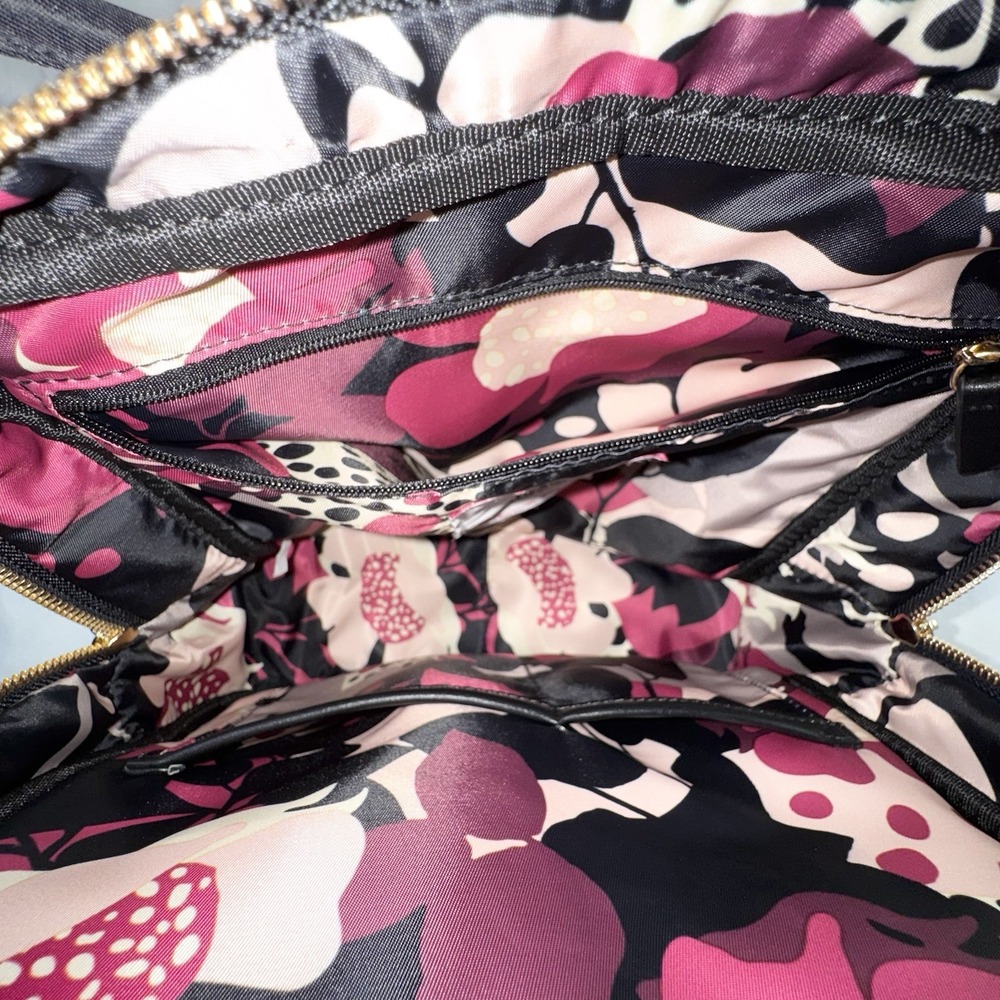 Spartina 449 Black Evie Armada Convertible Chic Backpack Handbag Multiple Pocket - Picture 10 of 14